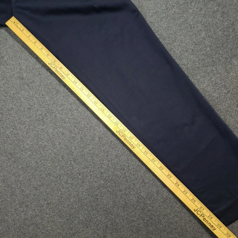 Banana Republic Traveler Chino Pant Men 31X30 Navy Blue Slim Stretch Flex Travel